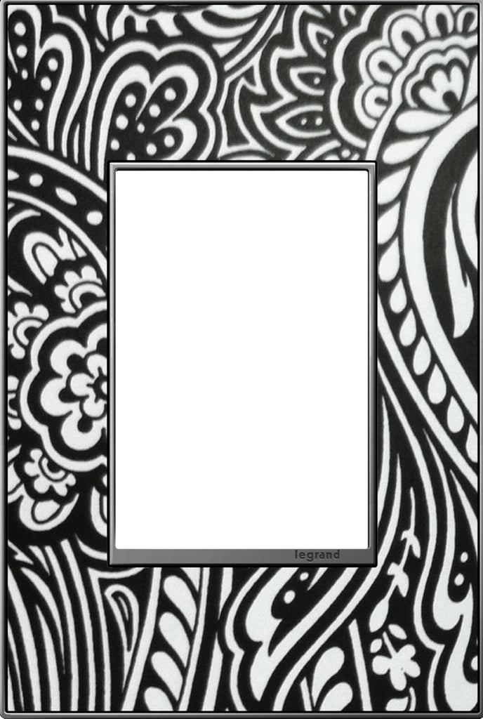 Adorne One-Gang-Plus Screwless Wall Plate Trim