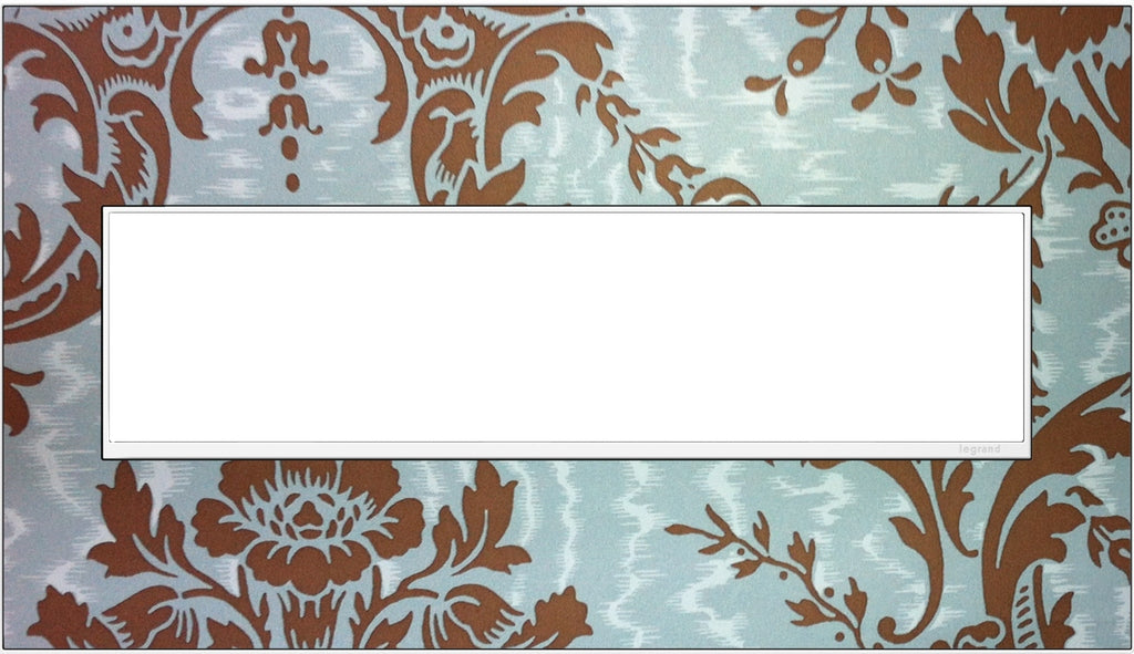 Adorne Four-Gang Screwless Wall Plate Trim