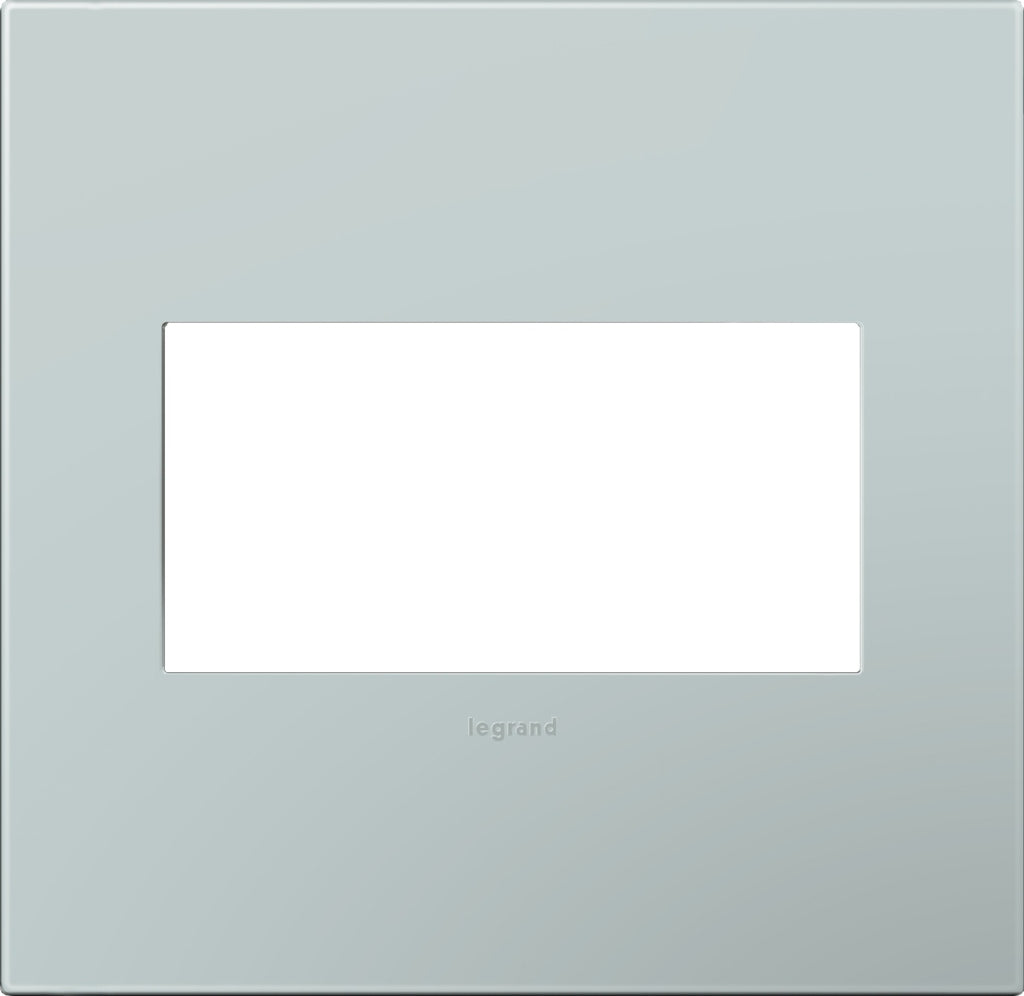 Adorne Two-Gang Screwless Wall Plate with Microban