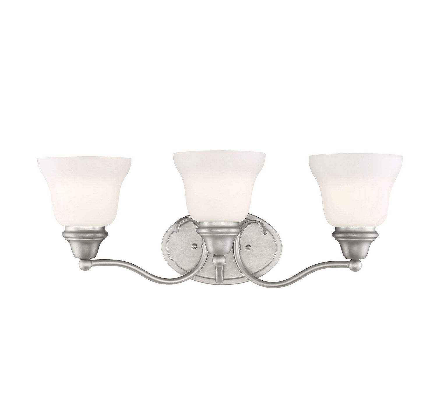 Yates Three Light Bath Bar in Pewter
