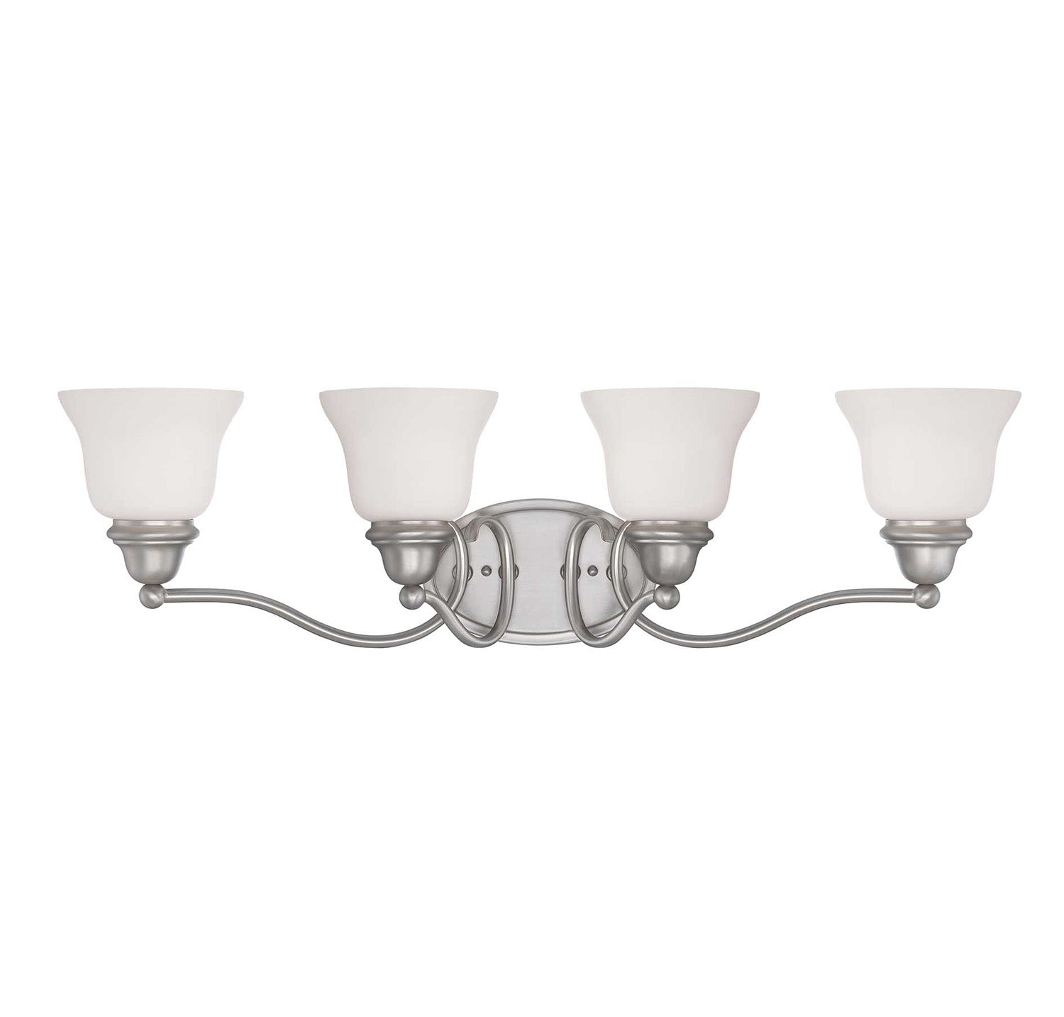Yates Four Light Bath Bar in Pewter