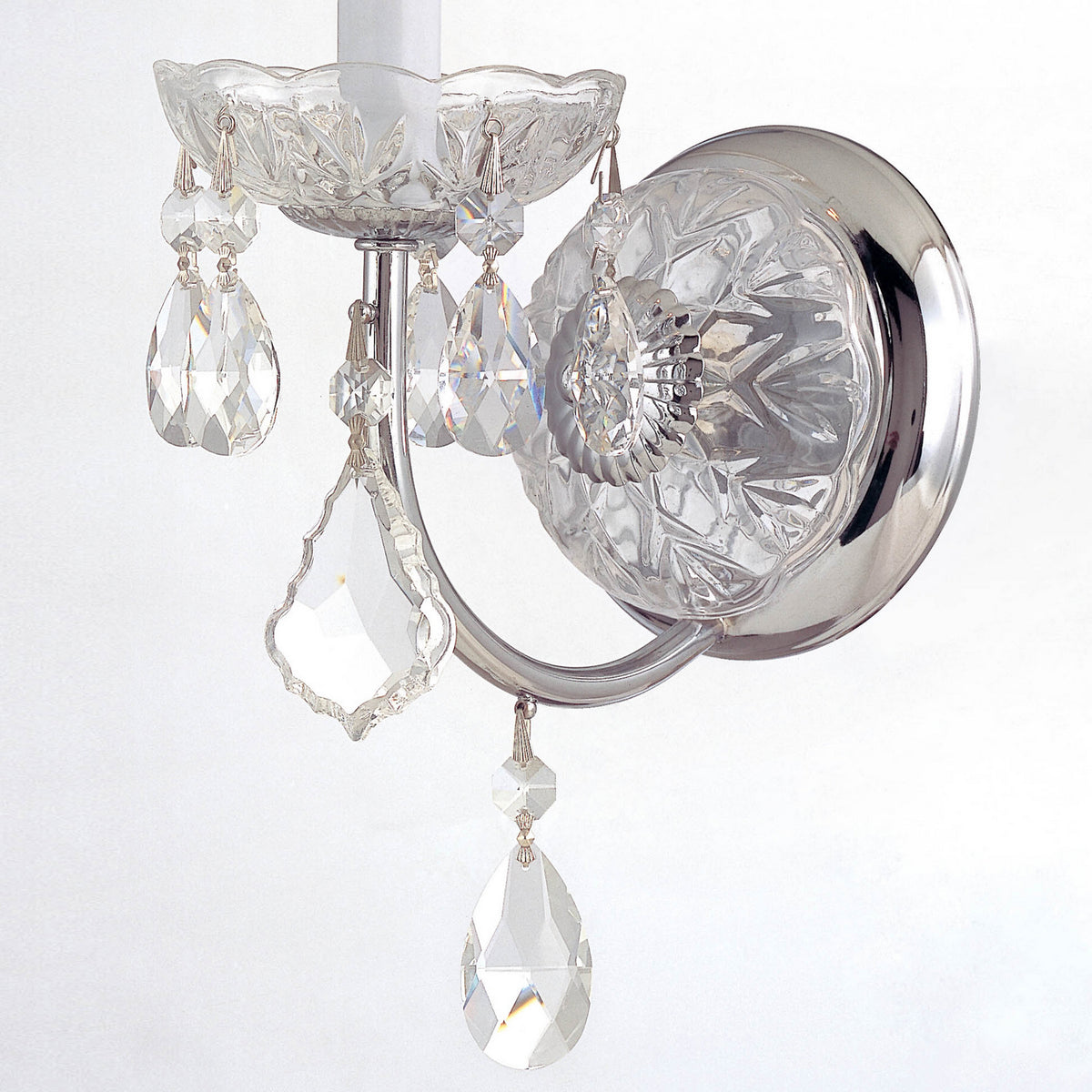 Imperial One Light Wall Sconce in Polished Chrome