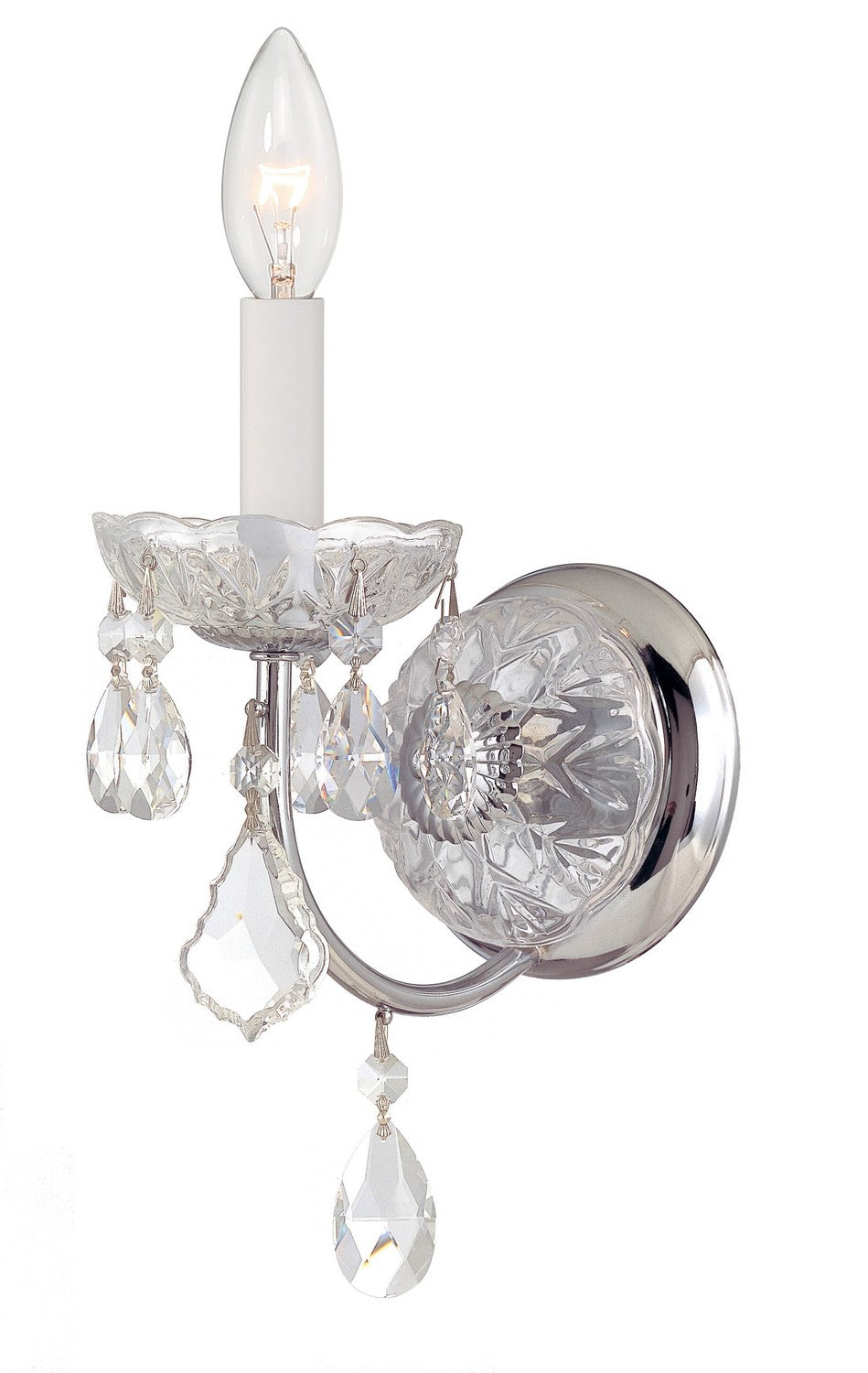 Imperial One Light Wall Sconce in Polished Chrome