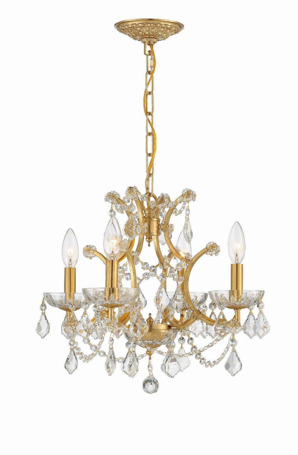 Mini lustre Filmore à quatre lumières