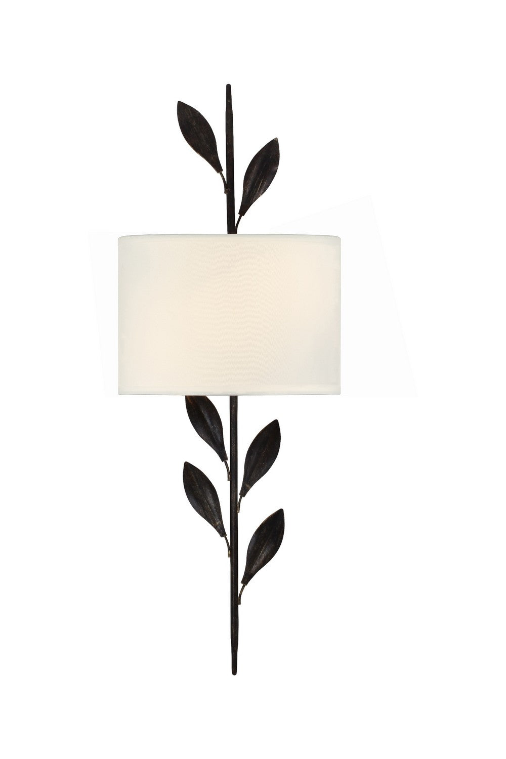 Broche Two Light Wall Sconce in English Bronze