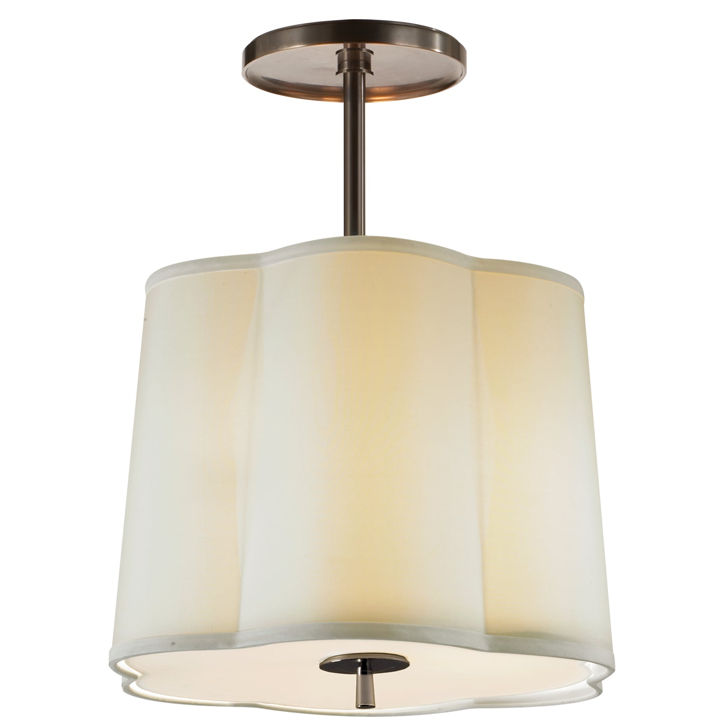 Suspension simple en forme de coquille Saint-Jacques