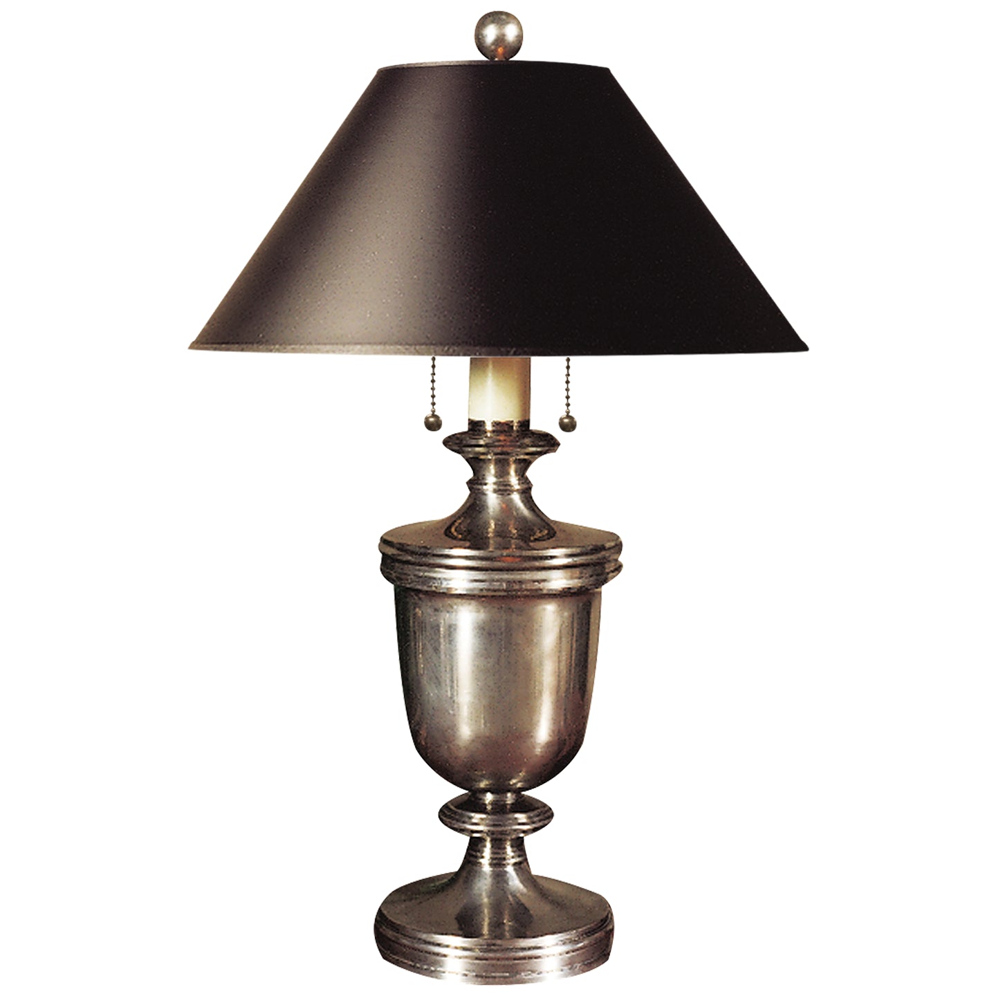 Lampe de table classique à deux lumières en forme d'urne