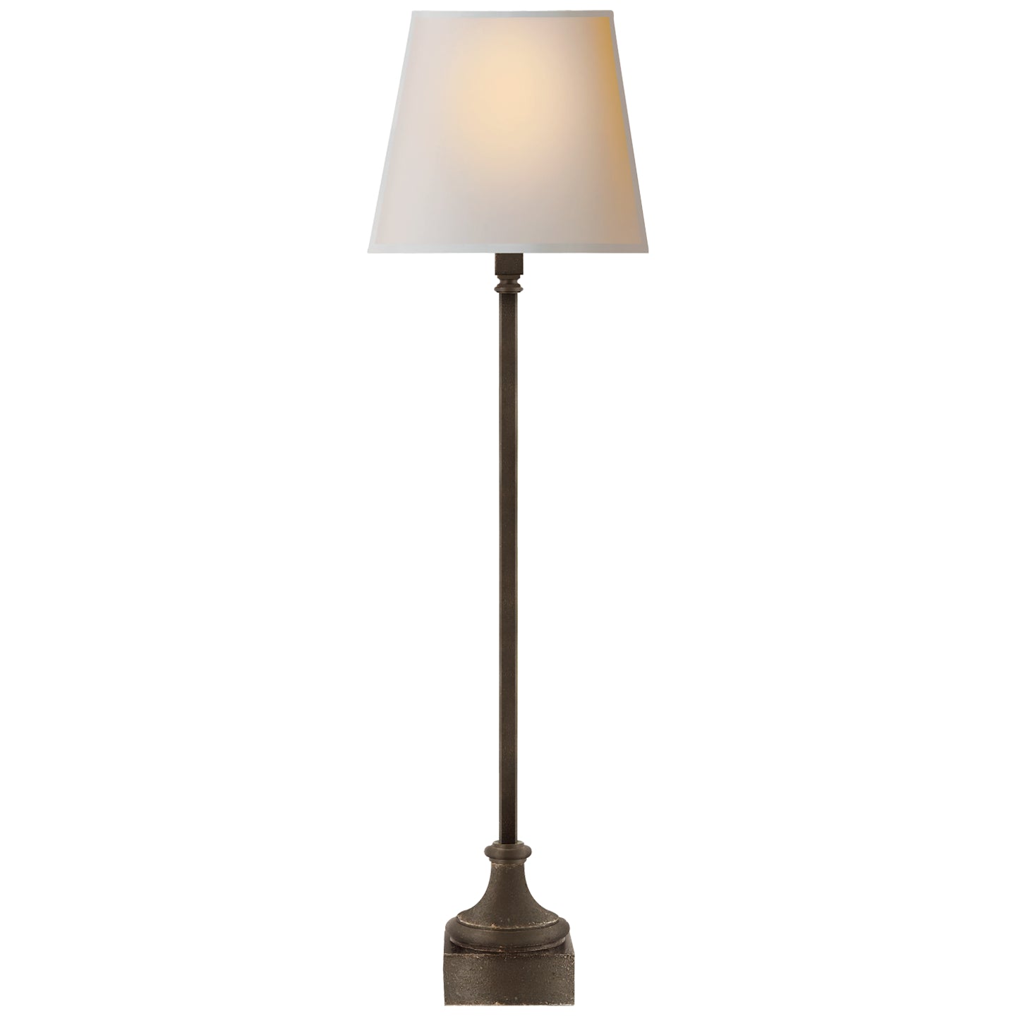 Cawdor One Light Table Lamp in Aged Iron