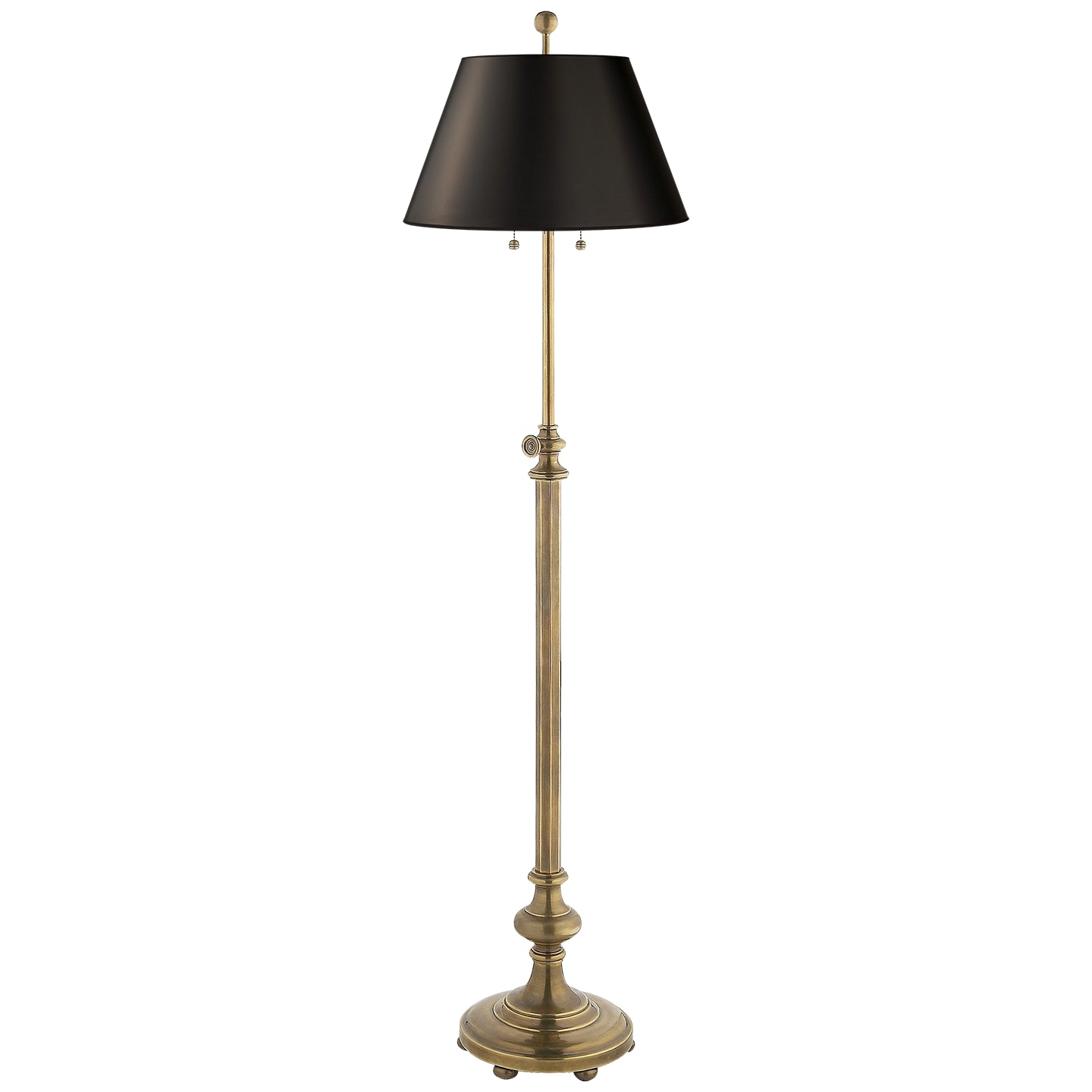 Lampadaire à deux lumières Overseas
