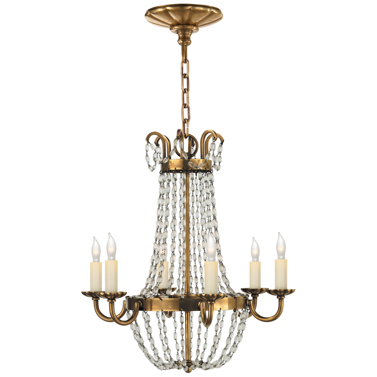 Paris Flea Market Six Light Chandelier