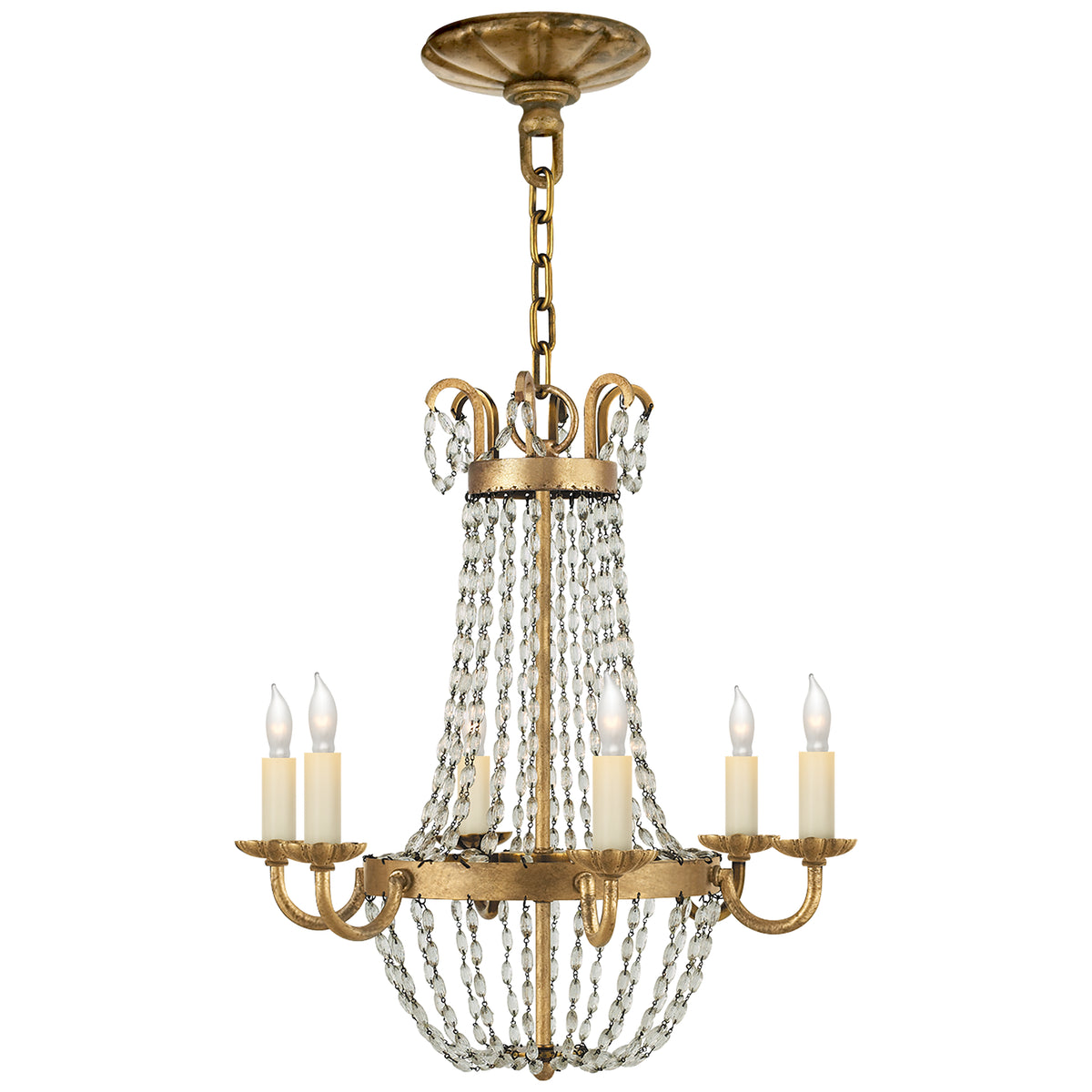 Paris Flea Market Six Light Chandelier
