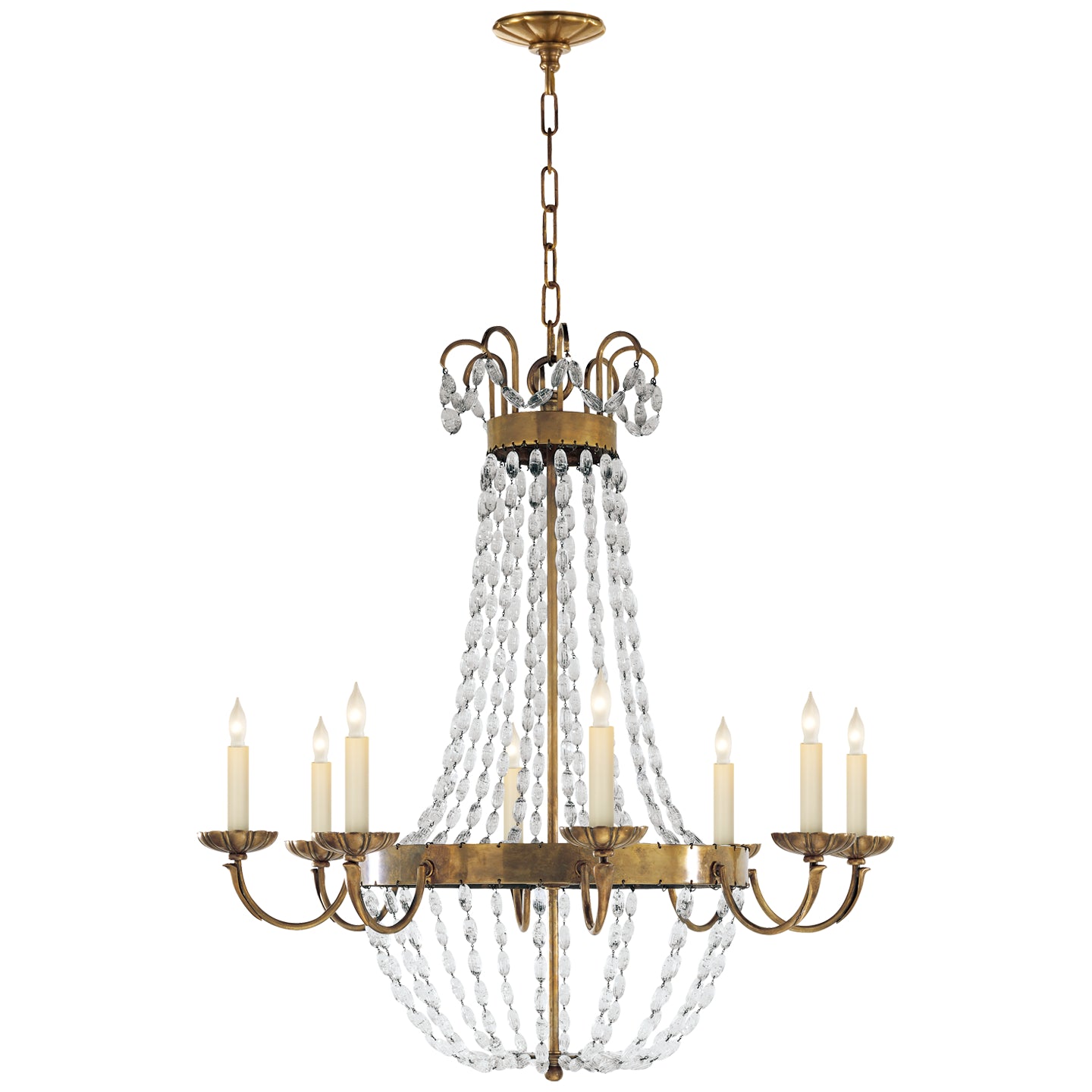 Paris Flea Market Eight Light Chandelier