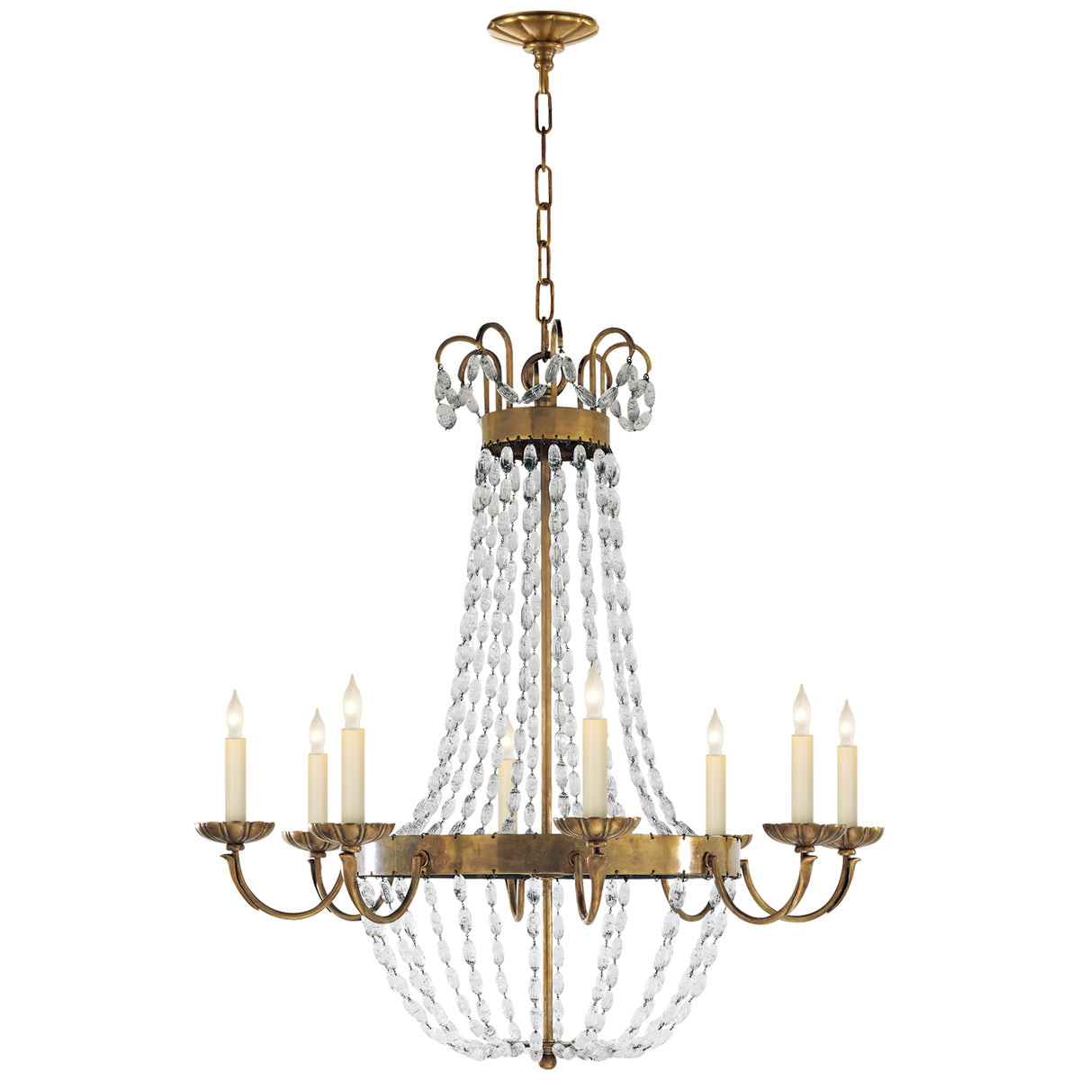Paris Flea Market Eight Light Chandelier