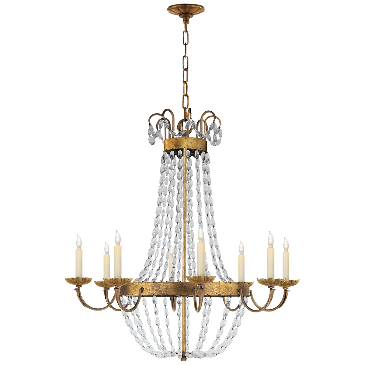 Paris Flea Market Eight Light Chandelier
