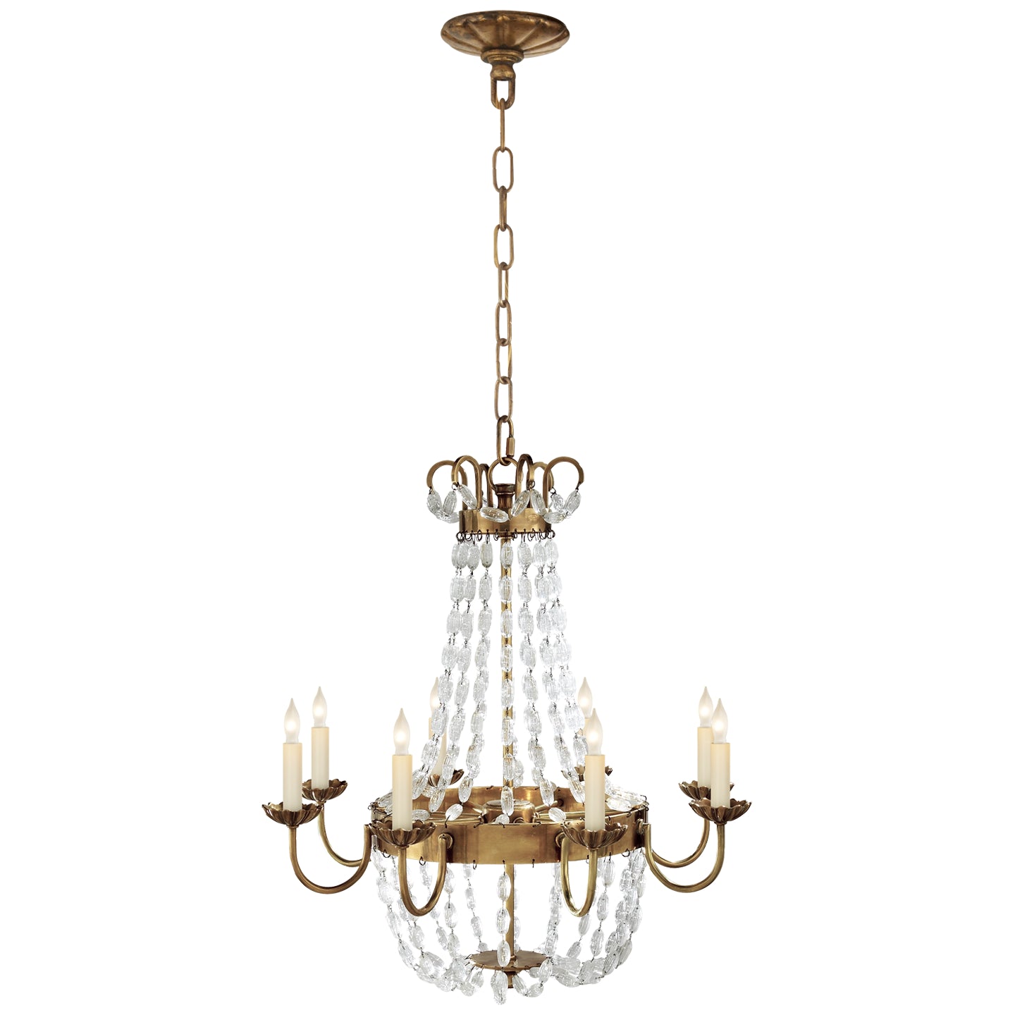 Paris Flea Market Eight Light Chandelier