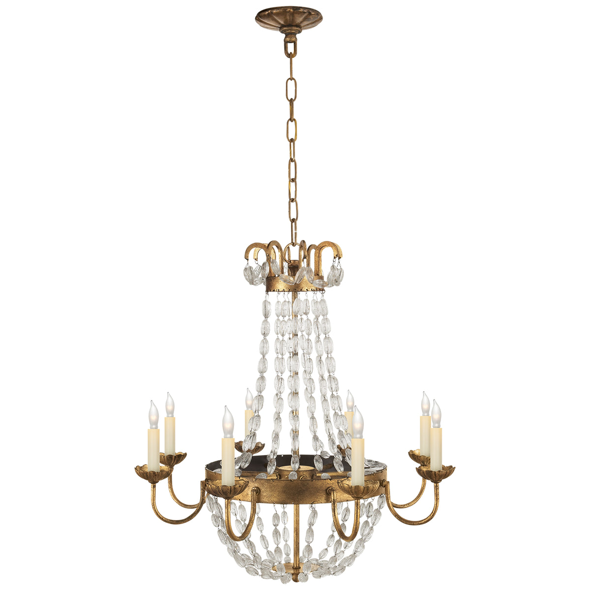 Paris Flea Market Eight Light Chandelier