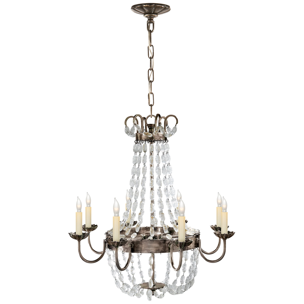 Paris Flea Market Eight Light Chandelier