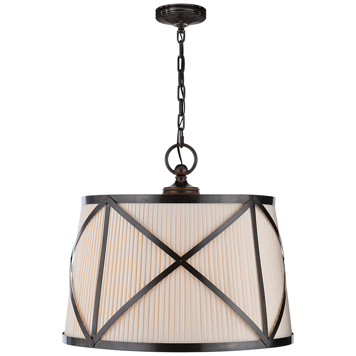 Grosvenor Three Light Pendant in Bronze