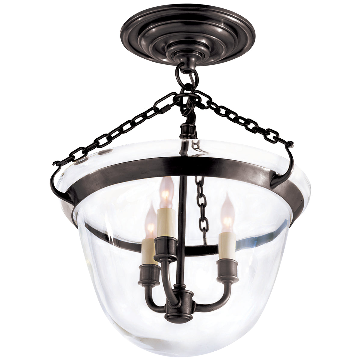 Pot de cloche de campagne semi-encastré