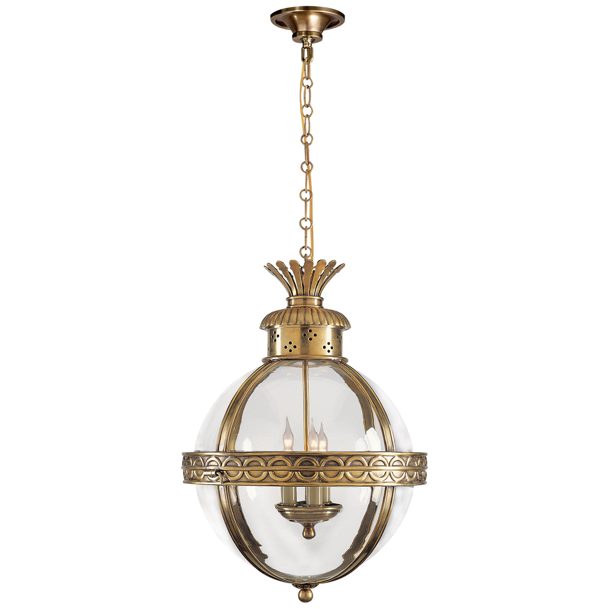 Lanterne globe à couronne