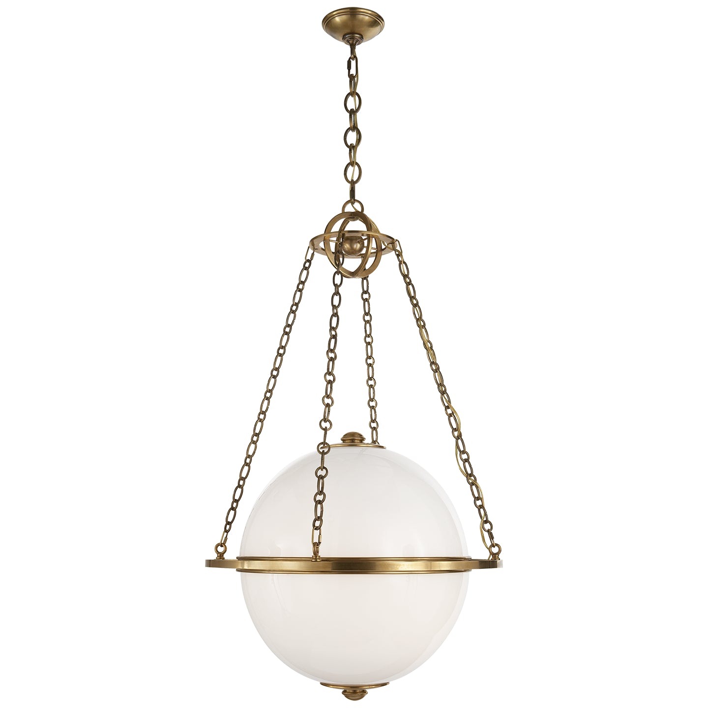 Lanterne moderne à deux lumières Globe