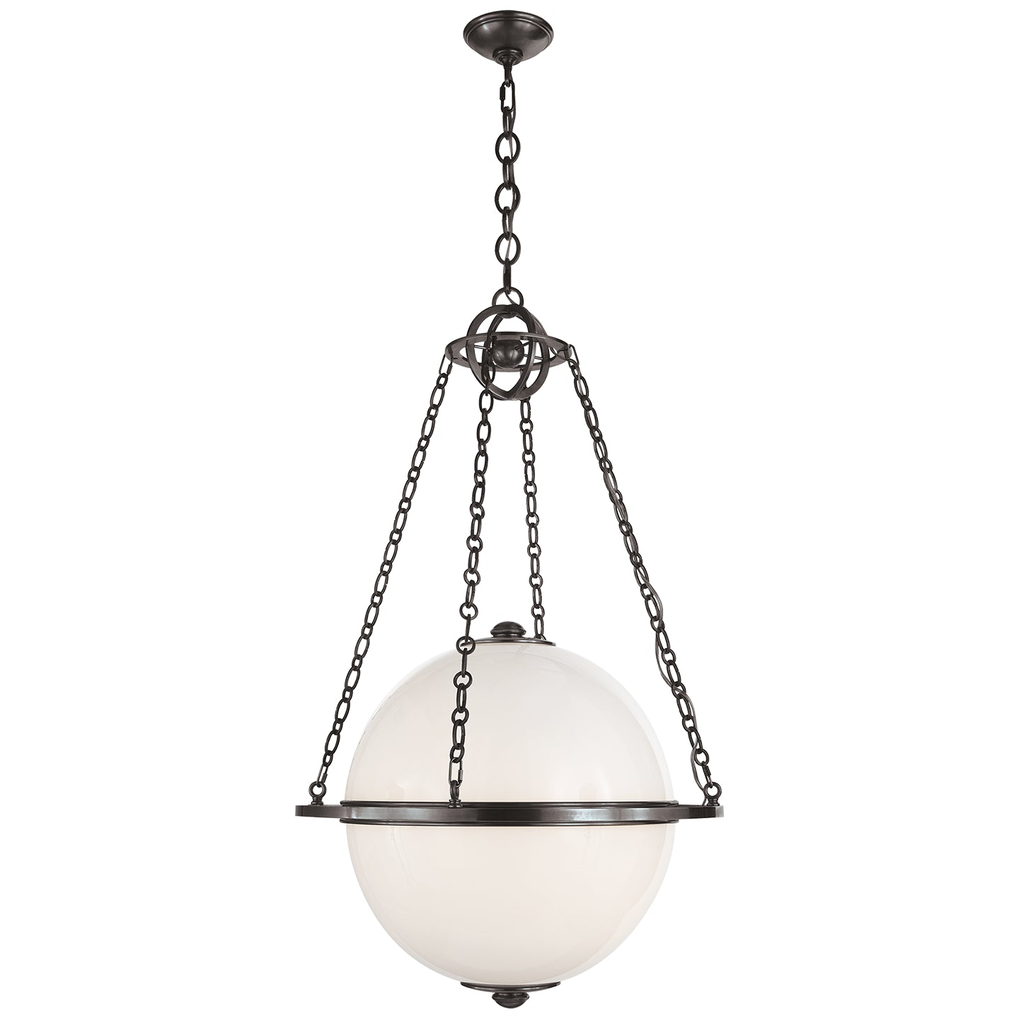 Lanterne moderne à deux lumières Globe