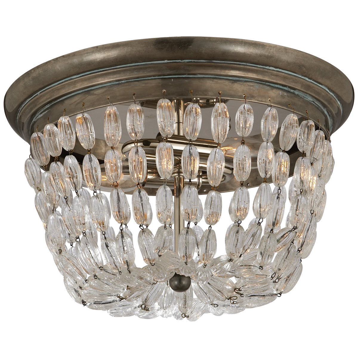 Paris Flea Market Two Light Flush Mount