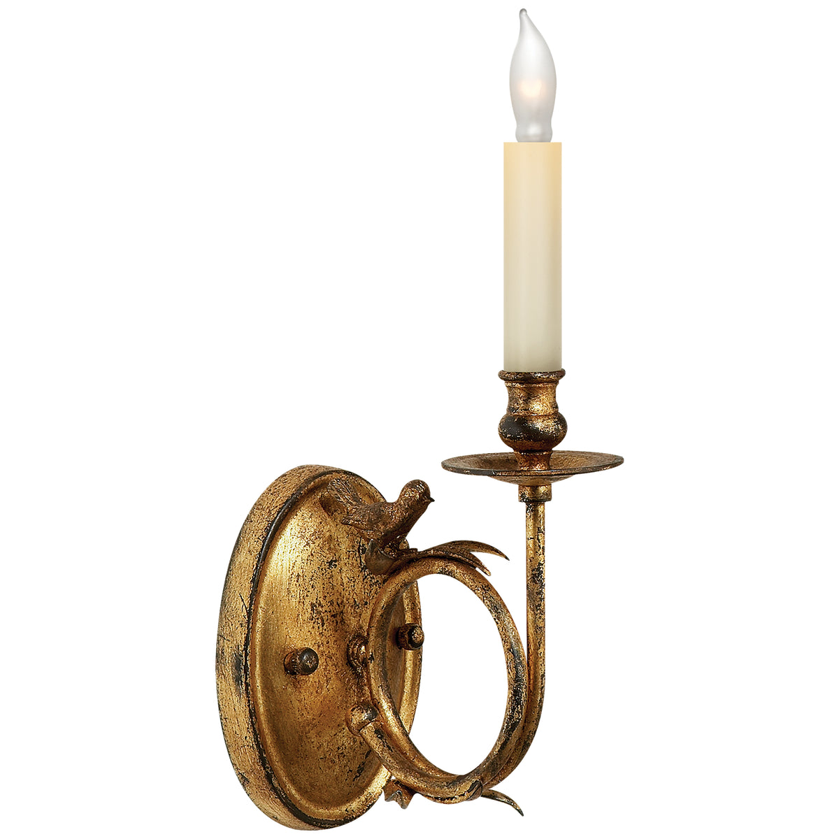Perching Bird One Light Wall Sconce