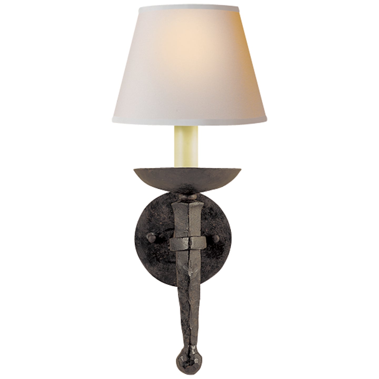 Iron Torch Wall Sconce