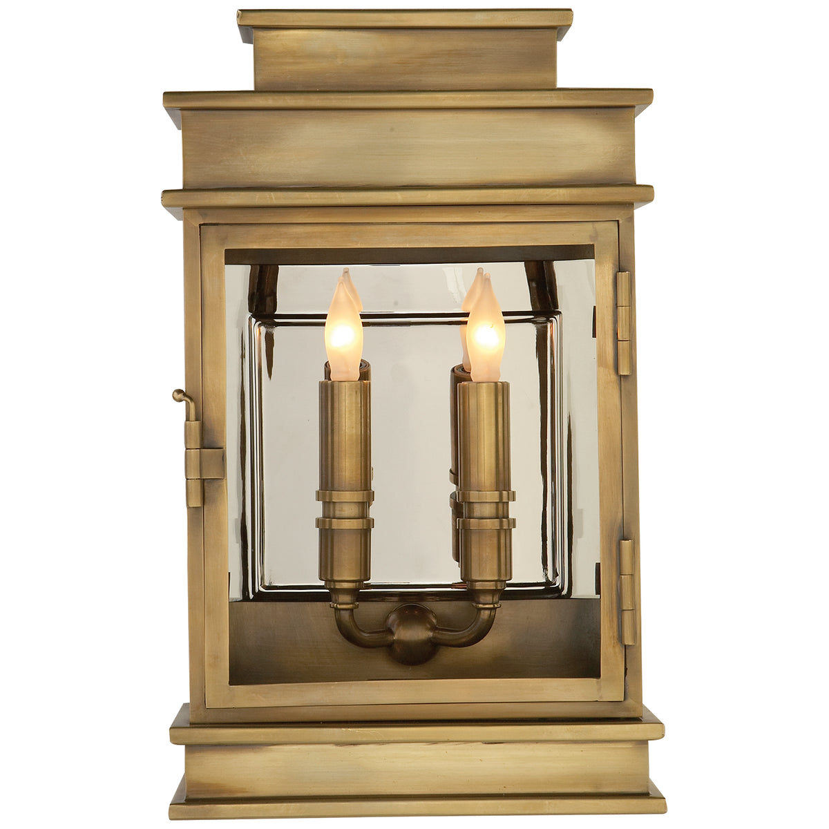 Linear Lantern Two Light Wall Sconce