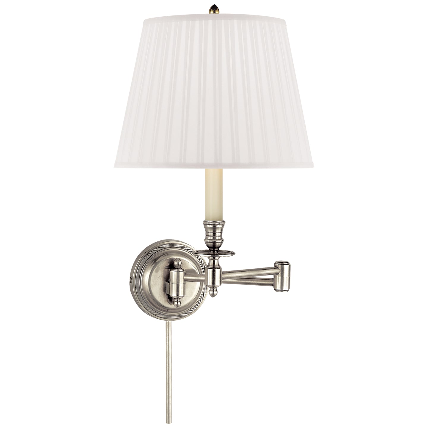 Candle Stick Swing Arm Wall Lamp