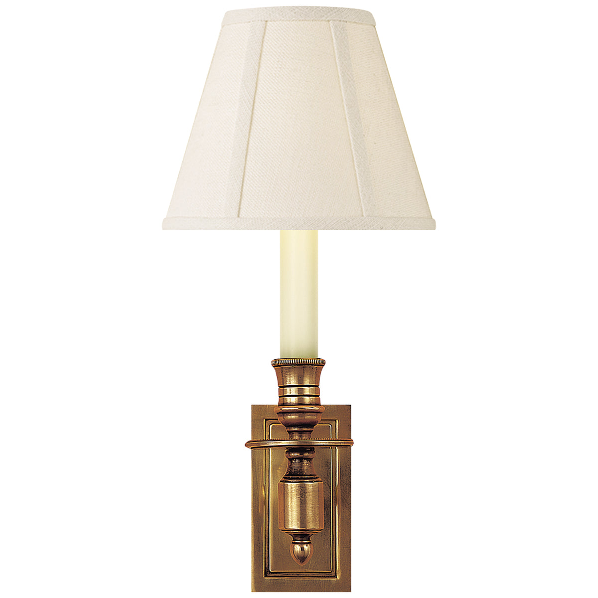 FRENCH LIBRARY3 One Light Wall Sconce in Hand-Rubbed Antique Brass