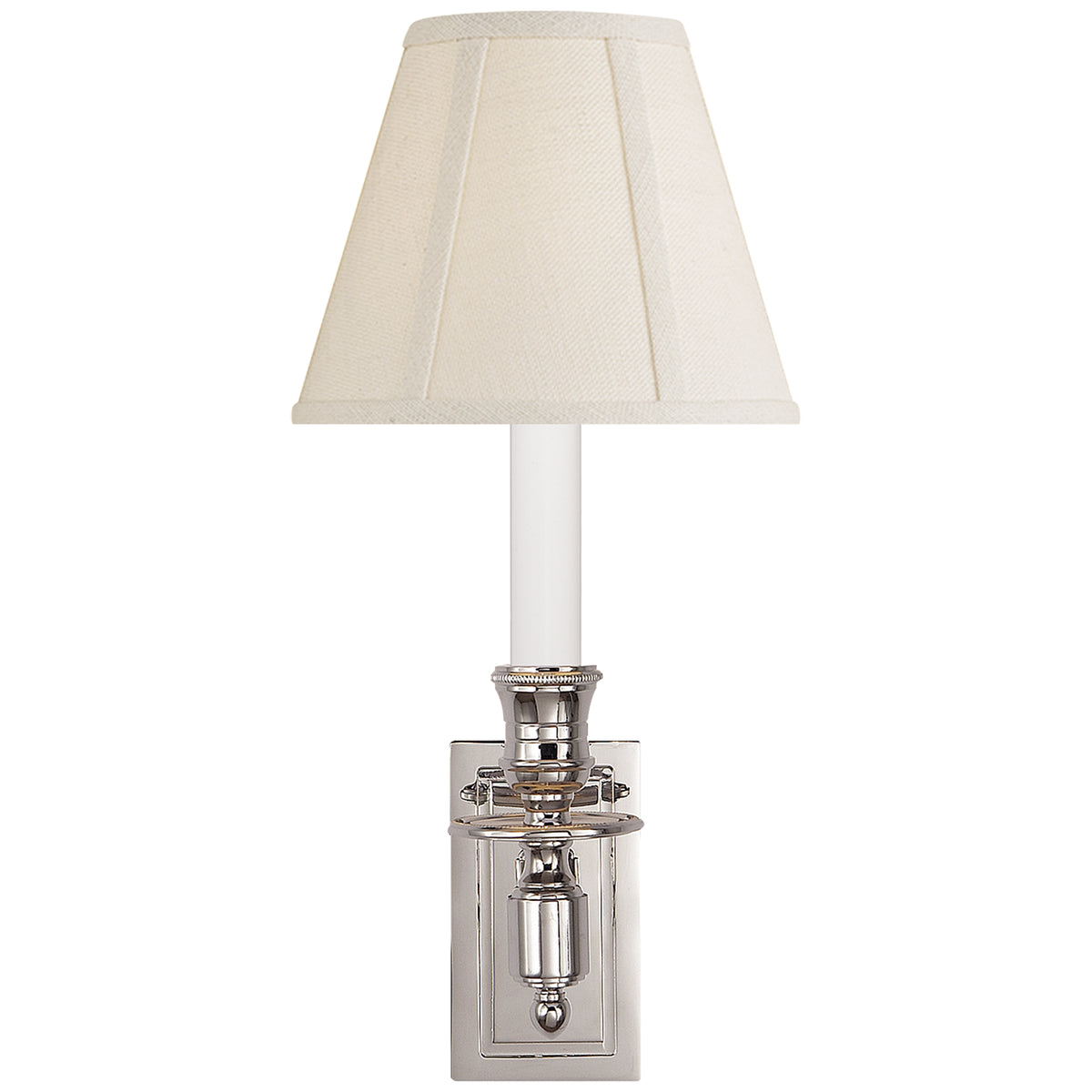 FRENCH LIBRARY3 One Light Wall Sconce in Polished Nickel