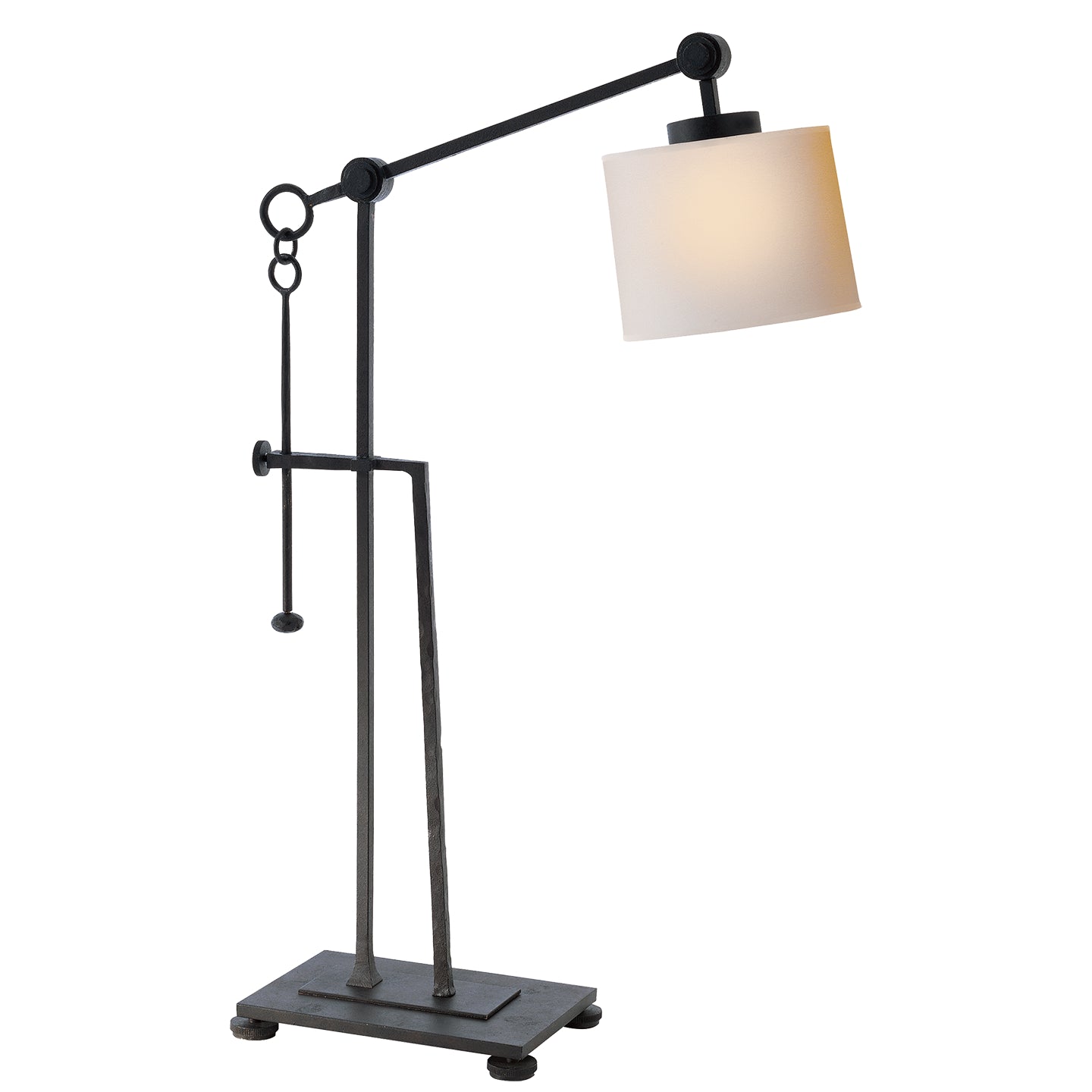 Aspen One Light Table Lamp in Blackened Rust