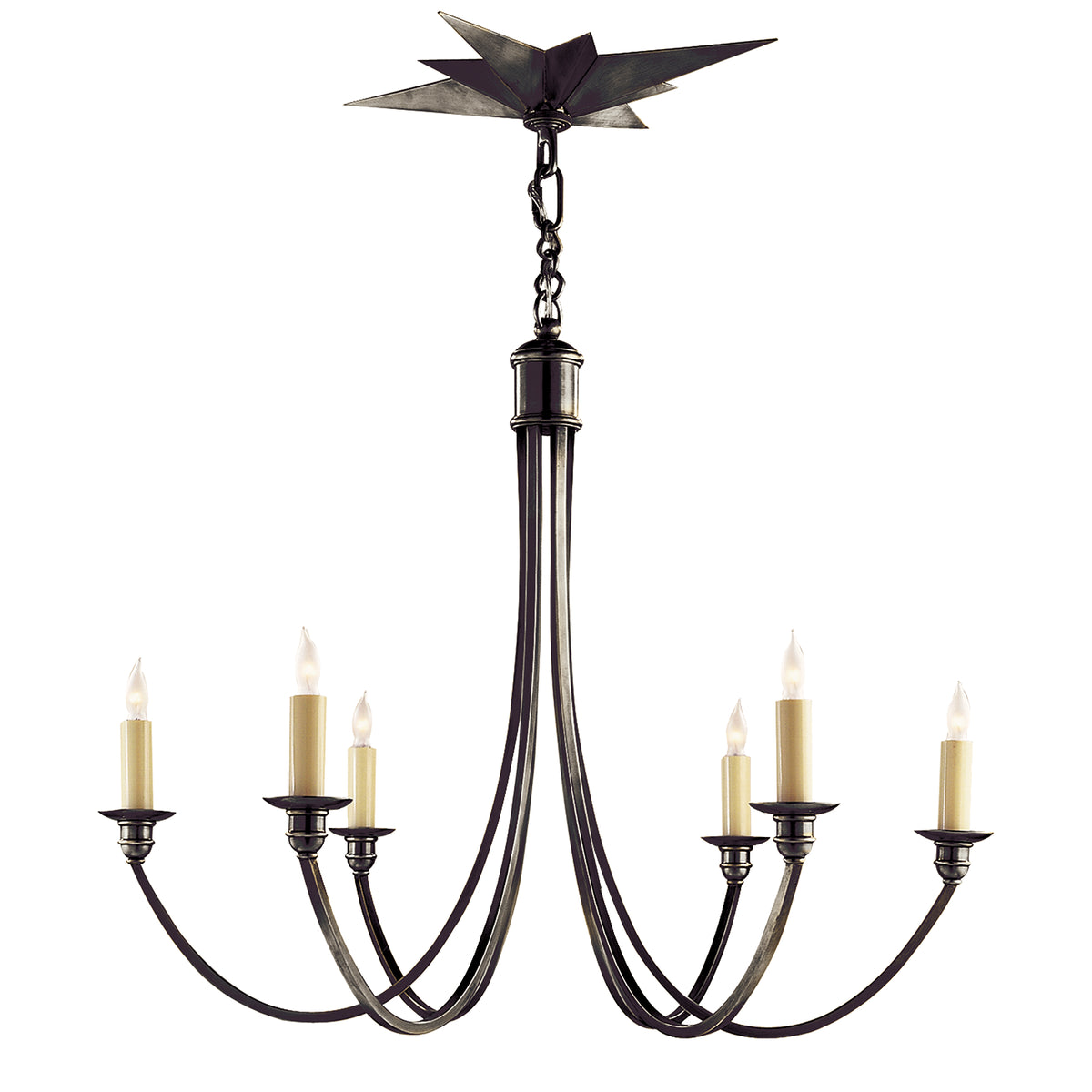 Venetian Six Light Chandelier