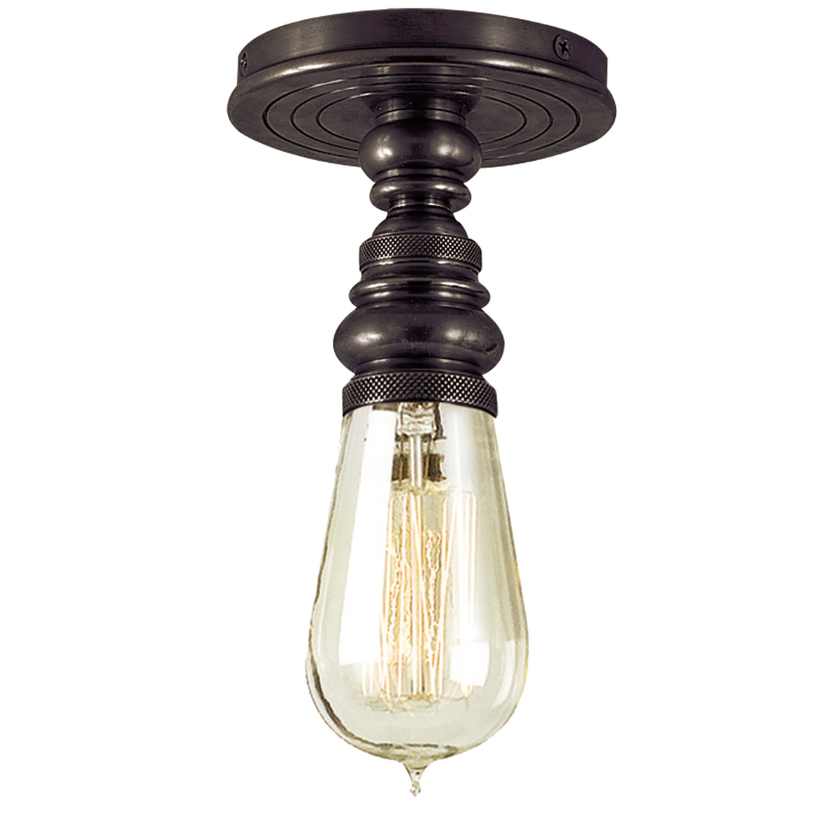 Boston One Light Flush Mount