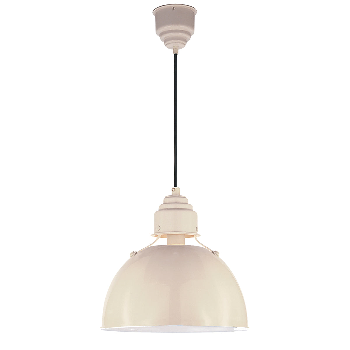 Eugene One Light Pendant in Lightly Antique White
