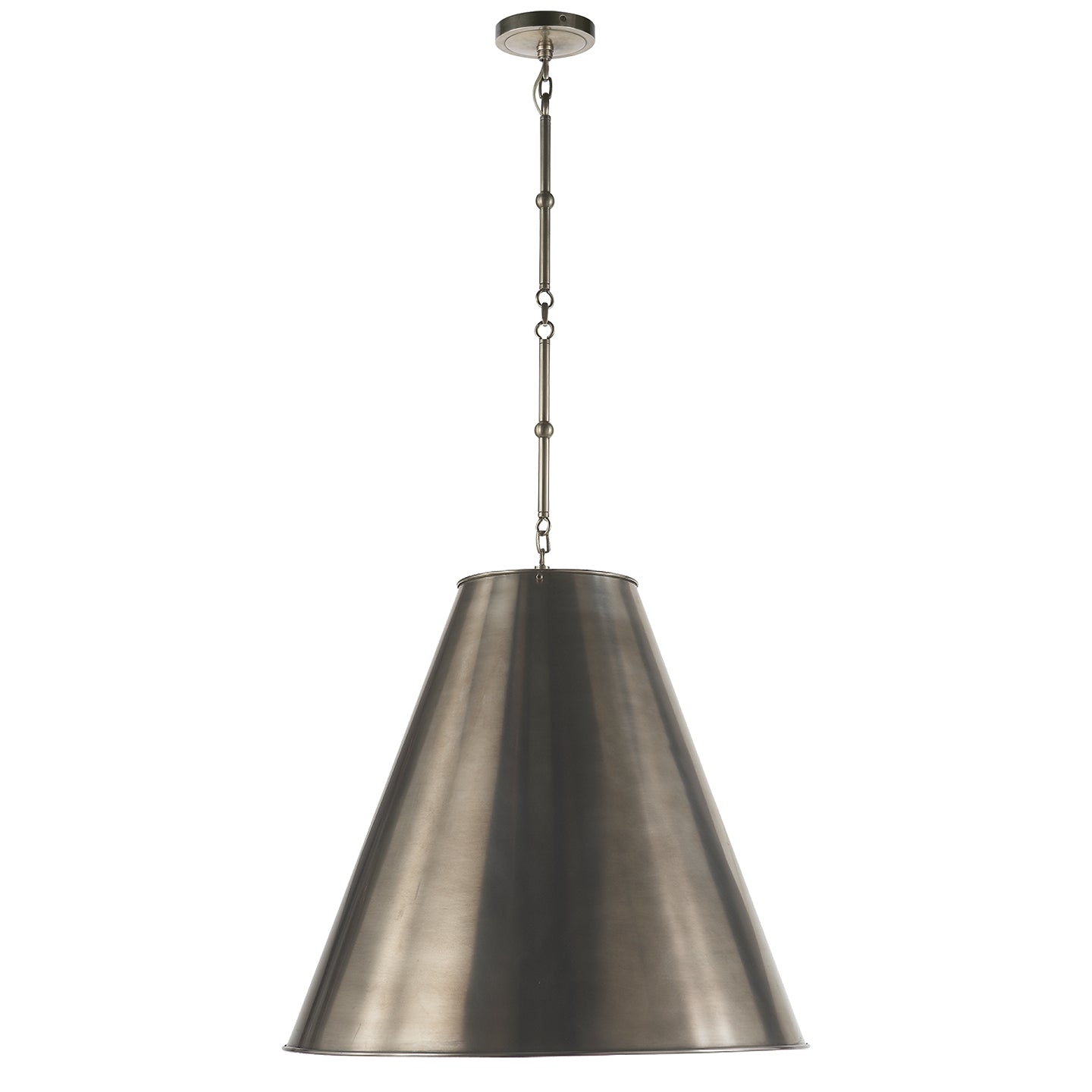 Goodman Large Hanging Lamp Bronze & Antique Brass TOB 5014BZ-HAB