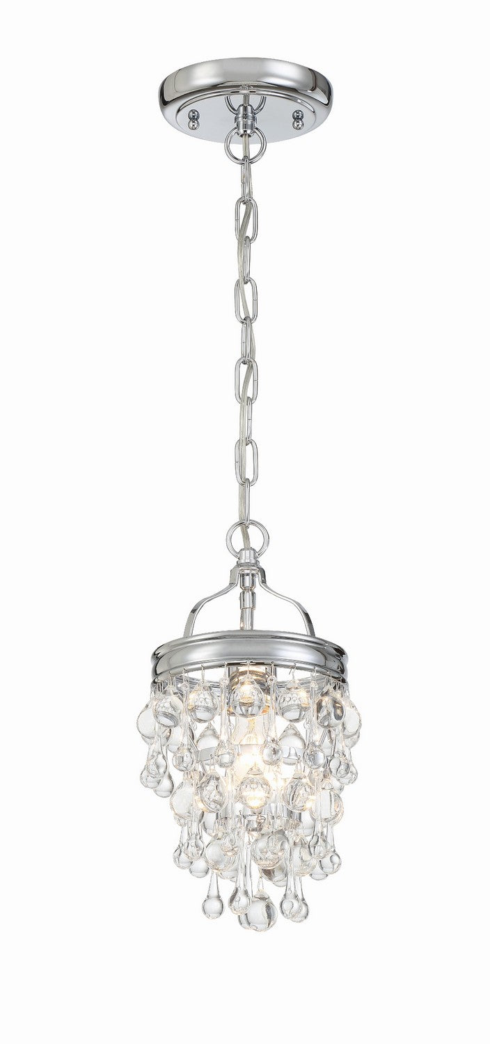 Calypso One Light Mini Chandelier in Polished Chrome