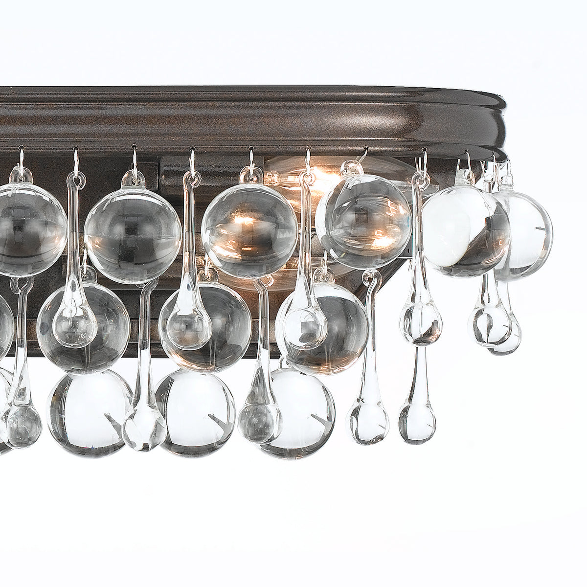 Calypso Six Light Bathroom Vanity in Vibrant Bronze