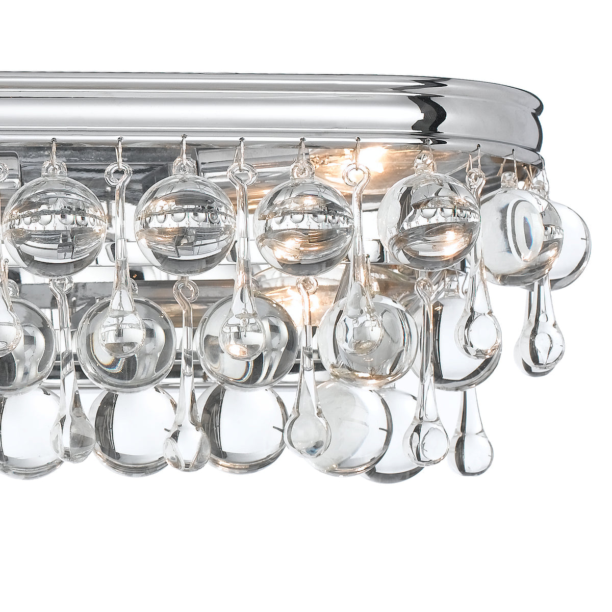Calypso Eight Light Bathroom Vanity in Polished Chrome