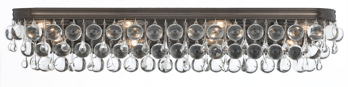 Calypso Eight Light Bath in Vibrant Bronze