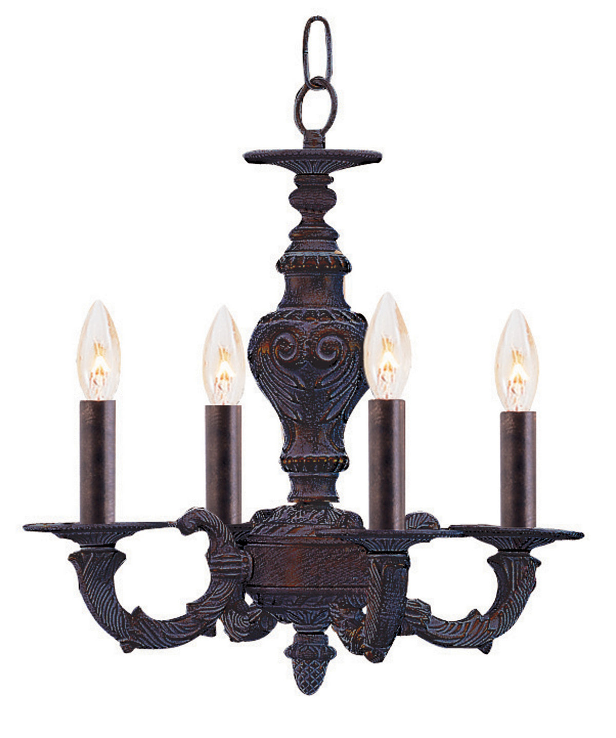 Paris Market Four Light Mini Chandelier in Venetian Bronze