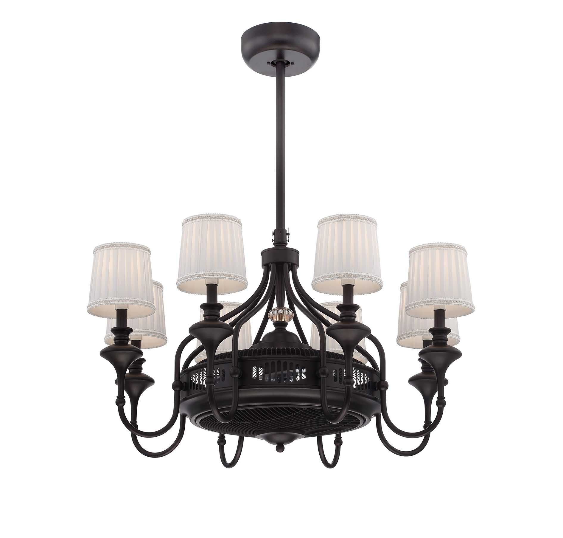 Brisa LED Fan D'Lier in English Bronze