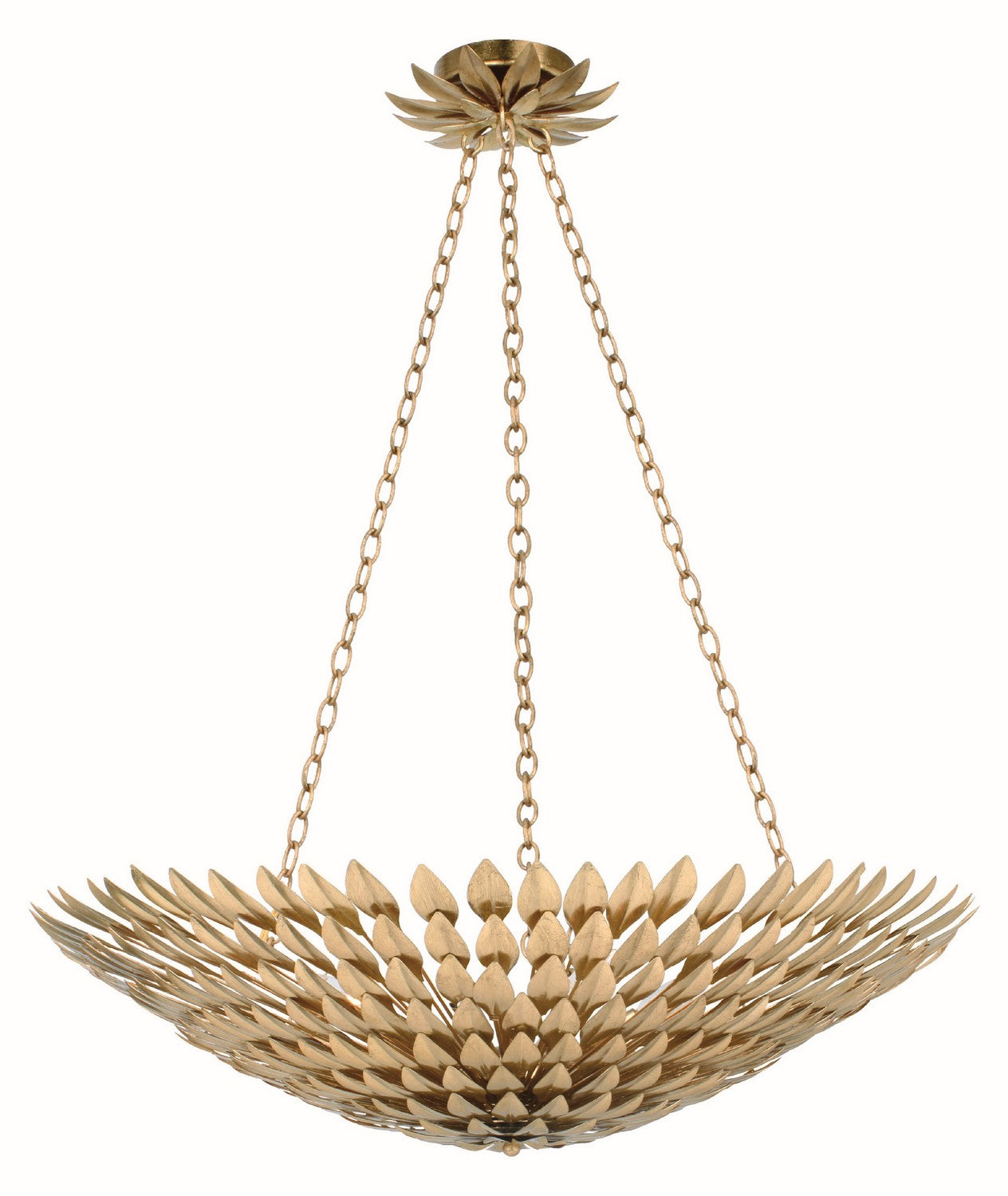 Broche Eight Light Chandelier