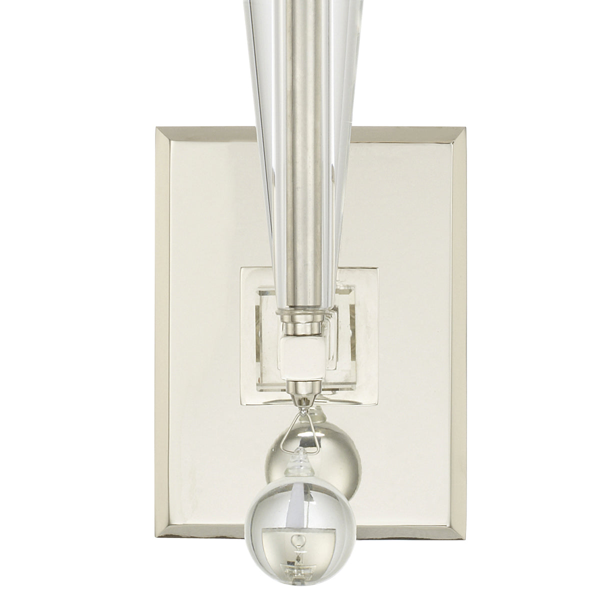 Paxton One Light Wall Sconce in Polished Nickel