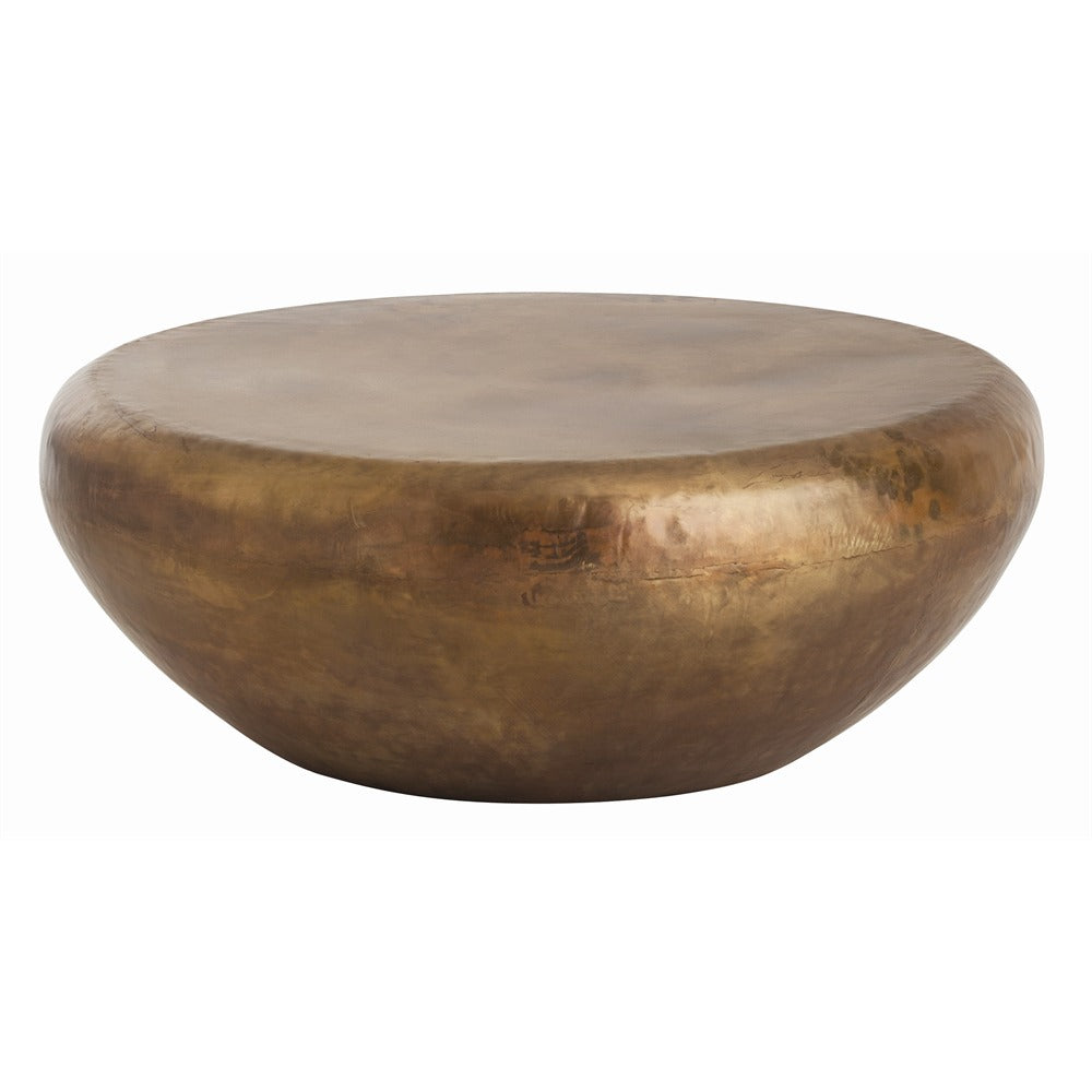 Bates Cocktail Table in Burnt Brass