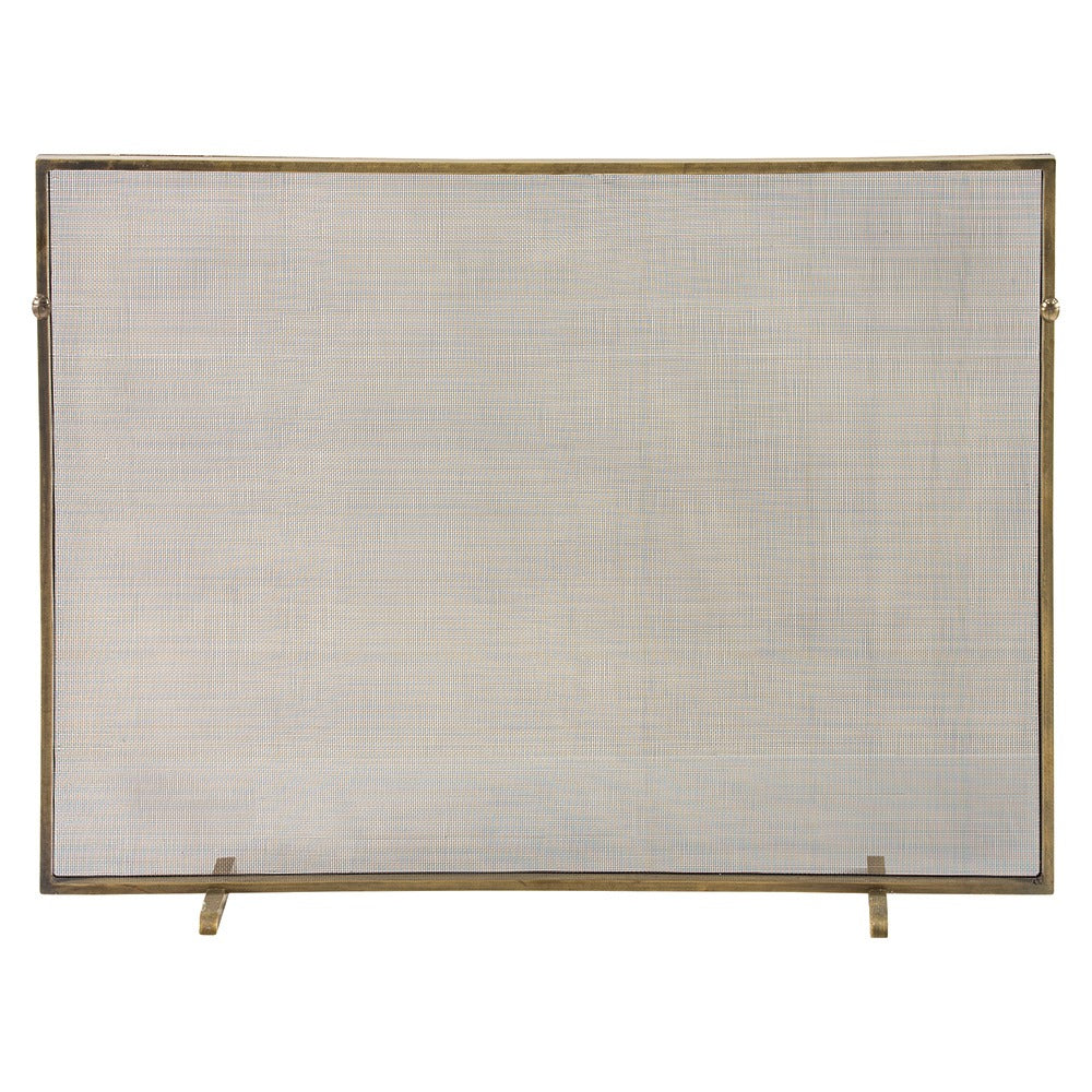 Gita Screen in Antique Brass
