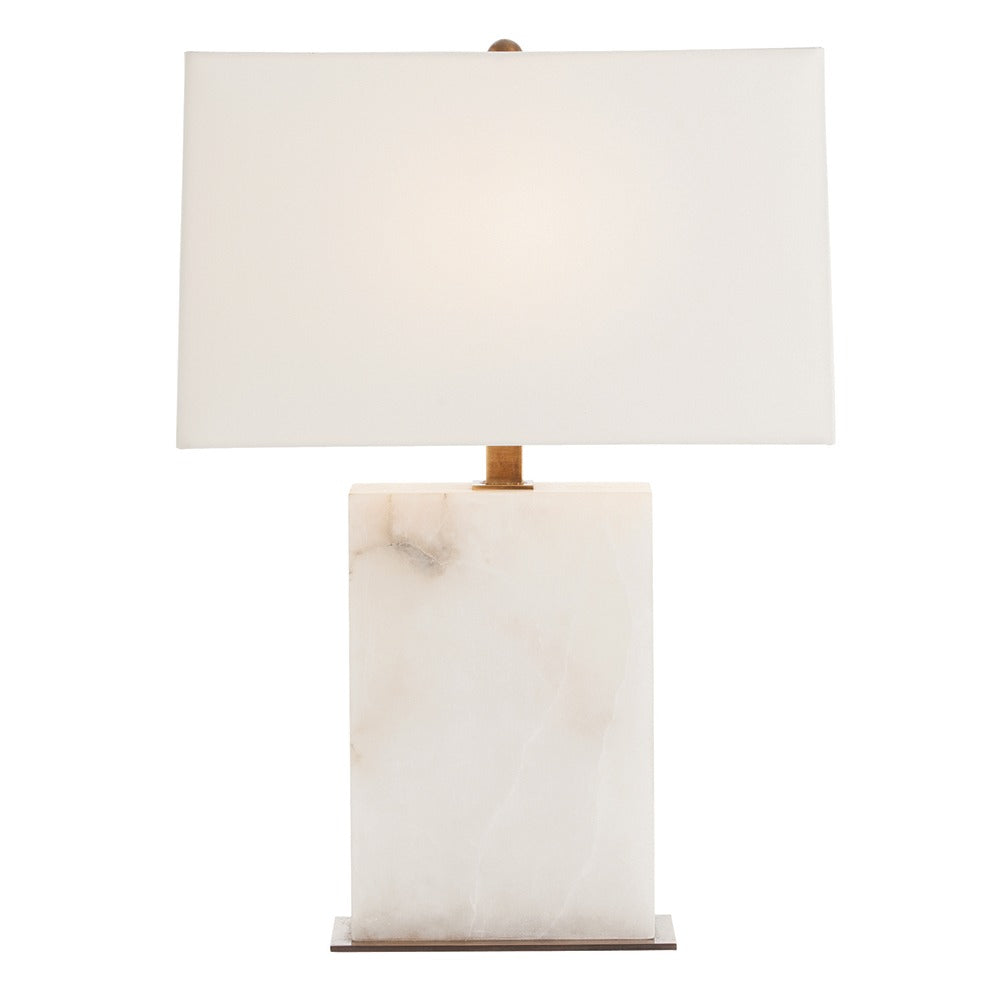 Carson One Light Table Lamp in White