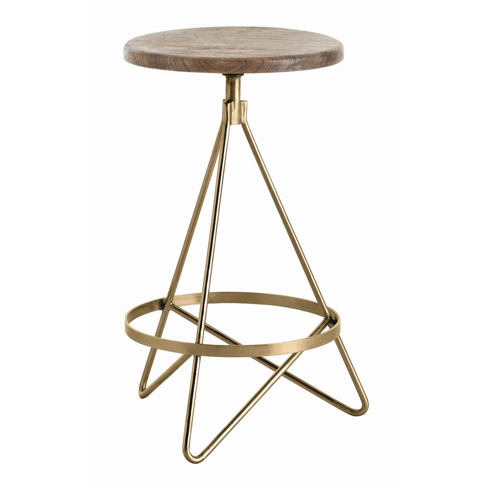 Wyndham Counter Stool in Natural Wax